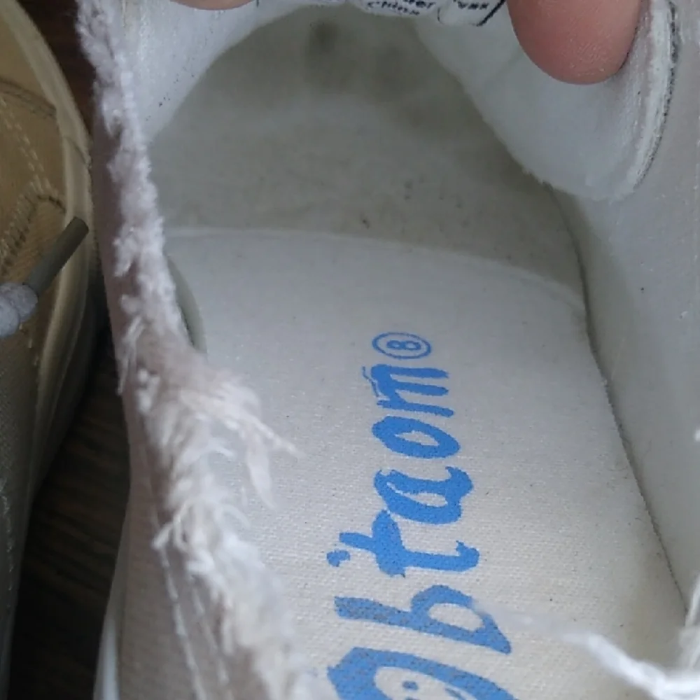 Casual Beige Canvas Mules Size 8 - Picture 7 of 8